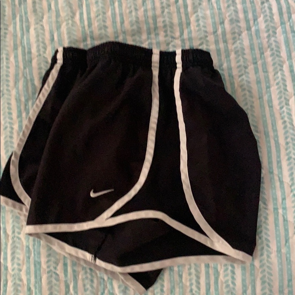 Nike running shorts - black & white